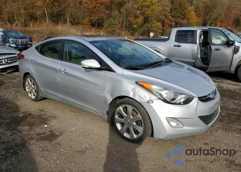 2013 Hyundai Elantra Gls z USA, uszkodzony, nr VIN 5NPDH4AEXDH190040